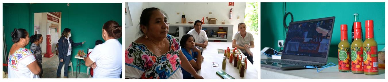 3 SIN PIE DE IMAGEN.jpg Con la producción de salsas de chile habanero, las mujeres yucatecas han logrado sacar adelante a sus familias y ofrecer un mejor futuro a sus hijos e hijas.