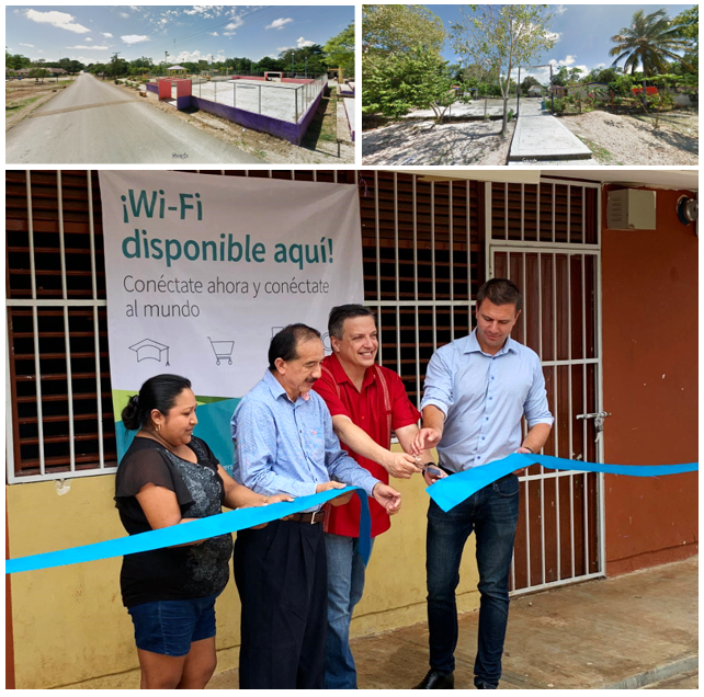 8 La telesecundaria Dimas Sansores fue el primer.png La telesecundaria Dimas Sansores fue el primer sitio donde se instaló un punto de acceso a Wi-Fi gratuito, en 2019 . Fotografía: Viasat.