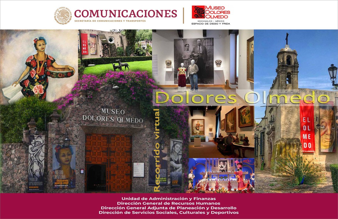 Museo Dolores Olmedo.jpg La SCT difunde recorridos virtuales por los mejores museos en época de pandemia. SCT.
