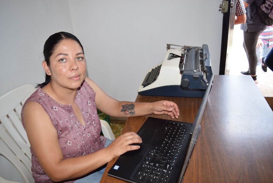 Aleida Huitrón, integrante del Grupo de Productoras de La Cuesta.