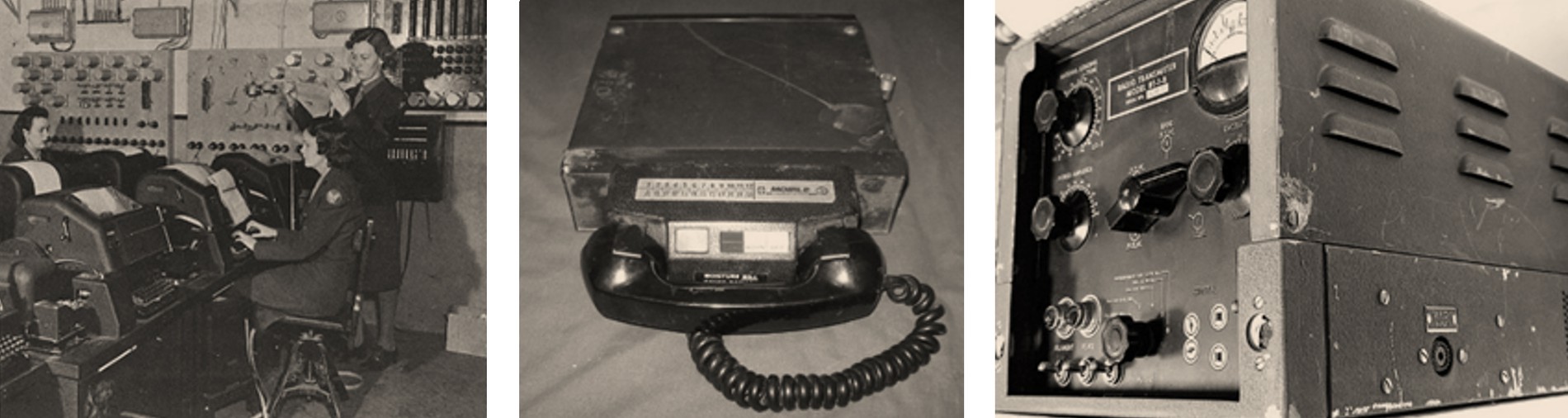 TELECOMUNICACIONES 01.jpg Telegrafía, radiotelefonía, sistema Télex, telefonía fueron algunos de los servicios implementados por la Dirección General de Telecomunicaciones. https://es.wikipedia.org/wiki/Radiotel%C3%A9fono_m%C3%B3vil https://es.wikipedia.org/wiki/Teletipo https://blogs.upm.es/museotelecomunicaciones/transmisor-radiotelegrafico-rt-1-b/