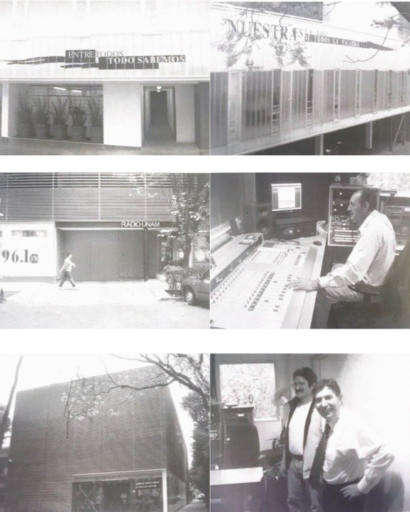 A finales de 1976, Radio UNAM estrenó sede en Adolfo Prieto 133.jpg A finales de 1976, Radio UNAM estrenó sede en Adolfo Prieto 133, ubicación que conserva actualmente. Poseedora de un tramo fundamental de la memoria radiofónica, los acervos y contenidos transmitidos por las frecuencias universitarias constituyen un patrimonio invaluable para la cultura de la nación. Fotos recuperadas del libro: Memorias de Radio UNAM 1937-1987.