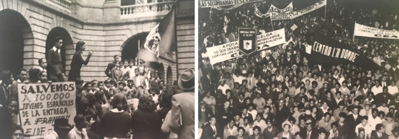 Desde su creación en 1910 los estudiantes de la Universidad Nacional se reunieron.jpg