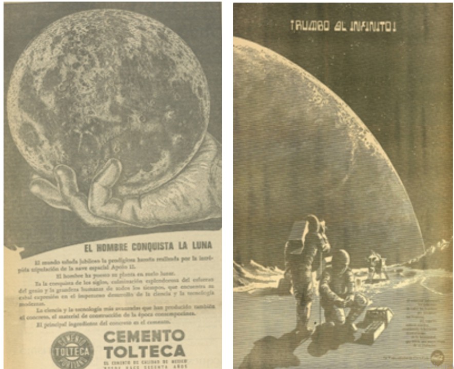 En un mundo dominado por la Guerra Fría.jpg En un mundo dominado por la Guerra Fría, la huella del pie del hombre sobre la Luna simbolizó la conquista del conocimiento y la ciencia acumulada durante siglos. El júbilo generado por la “prodigiosa hazaña” alcanzó a una humanidad que comenzó a vislumbrar nuevos y más importantes desafíos. Imágenes recuperadas de: El Universal.