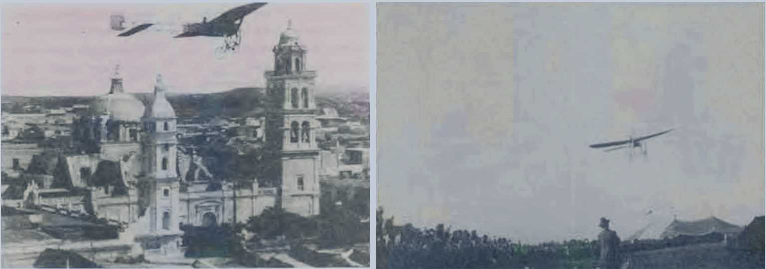 Tras ejecutar con exito sus maniobras.png Tras ejecutar con éxito sus maniobras en el aire durante el desfile del 20 de noviembre, Emma Catalina fue cargada en hombros por sus compañeros pilotos, de los llanos de Balbuena al centro de la ciudad. Foto recuperada de: La primera mexicana con licencia de vuelo, Archivos de la Secretaría de Gobernación.