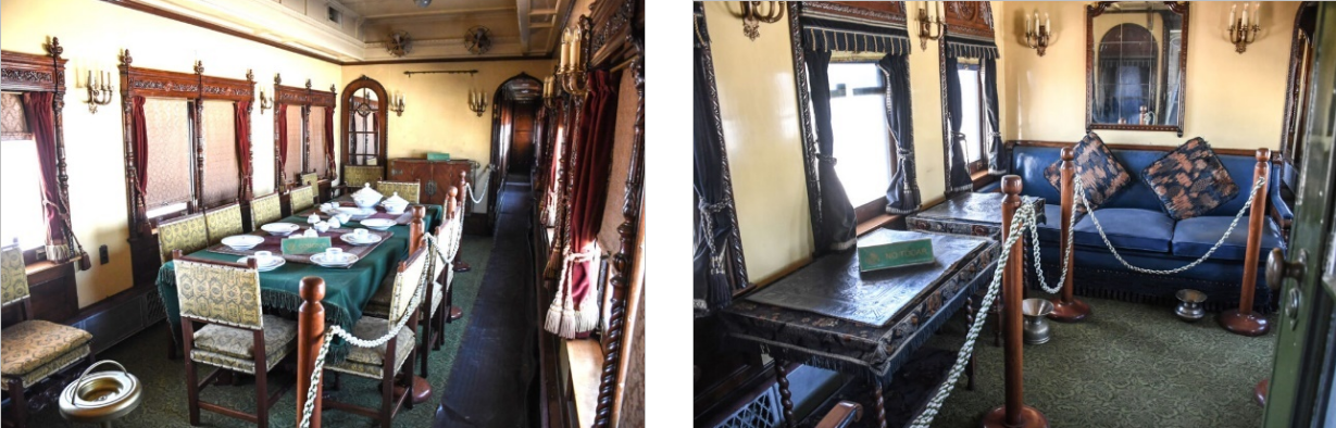 92 El Tren Presidencial Olivo data de 1927.png El Tren Presidencial Olivo data de 1927 y sus interiores fueron fabricados con maderas preciosas, seda, bronces y terciopelos. Aquí dos muestras: uno de sus comedores y un pequeño salón de recepción. https://i1.wp.com/www.estadomayor.mx/wp-content/uploads/2022/03/AIFA_220321_20-1024x683.jpg /https://i2.wp.com/www.estadomayor.mx/wp-content/uploads/2022/03/AIFA_220321_21-1024x683.jpg