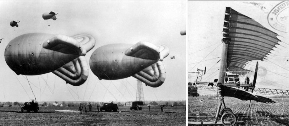 El manejo de globos y aviones fue estudiado en 1909.jpg El manejo de globos y aviones fue estudiado en 1909 por mexicanos en Europa, para traer al país los últimos conocimientos sobre aerostación militar. Fotos recuperadas del libro: La aviación militar.