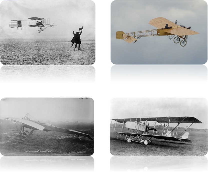 AVIONES MX 01 (1).jpg Aviones de manufactura francesa como el Voissin, Deperdussin, Farman y Morane-Moisant acompañaron a los pilotos mexicanos en sus primeros vuelos. https://www.threads.com/@thespacemechanic/post/C776TD-vCqH/media?hl=es-la, https://www.linternaute.com/lifestyle/loisirs/1192830-les-avions-qui-ont-marque-l-histoire/1192842-bleriot-xi, https://es.m.wikipedia.org/wiki/Archivo:%22Deperdussin%22_monoplane.jpg, https://www.airports-worldwide.com/img/wikipedia/aircraft_162963867.jpg