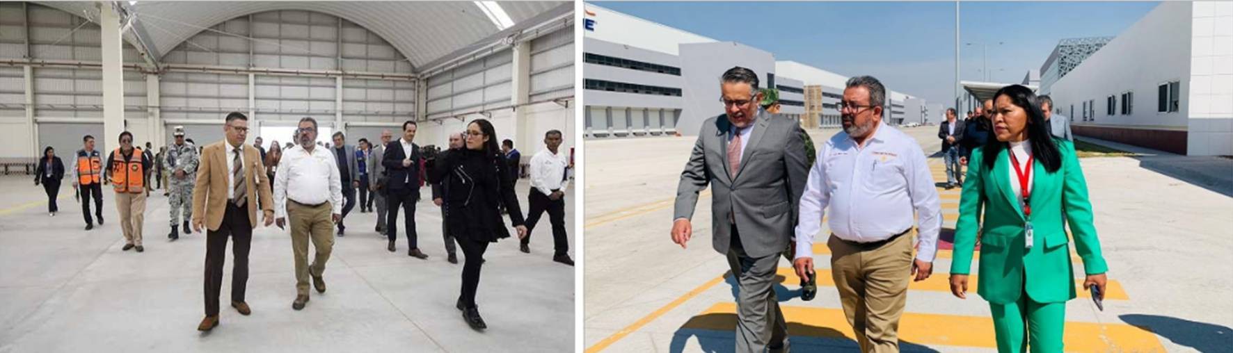 4 Proyecto fundamental del Gobierno.jpg Proyecto fundamental del Gobierno de México, el Aeropuerto Internacional “Felipe Ángeles” ocupa un lugar central en las labores de la SICT, pues su personal participa y supervisa las obras que constatan la modernidad tecnológica y operacional de la infraestructura del AIFA. Fotos: DGCS-SICT.