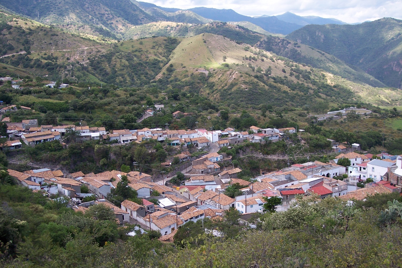Vista panorámica de la población de La Yesca.jpg
