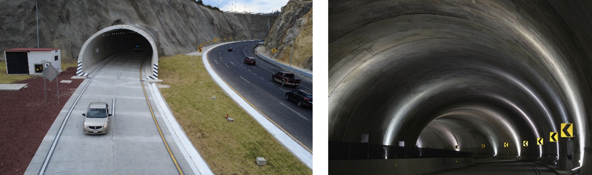 CARRETERA REAL DEL MONTE 02.png Túnel de El Mineral, equipado con Sistemas Inteligentes de Transportes. SICT.