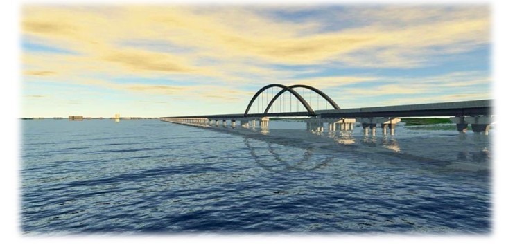 El puente Nichupté de Cancún aligerará la pesada carga vehicular que entra y sale a diario a la zona hotelera.Facebook Mara Lezama en: https://www.lajornadamaya.mx/quintanaroo/215326/garantiza-sict-la-sostenibilidad-del-puente-vehicular-nichupte-en-cancun-quintana-roo-mara-lezama