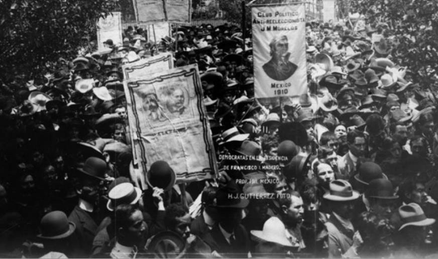 4 Los grupos oposicionistas a la dictadura del general Díaz .jpg Los grupos oposicionistas a la dictadura del general Díaz se organizaron en clubes cuyo objetivo primordial fue deliberar y actuar contra la tiranía. Foto recuperada de: Fomento Cívico SEGOB.