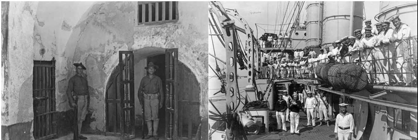 Las acciones de los invasores incluyeron la toma del Arsenal de San Juan de Ulúa.jpg