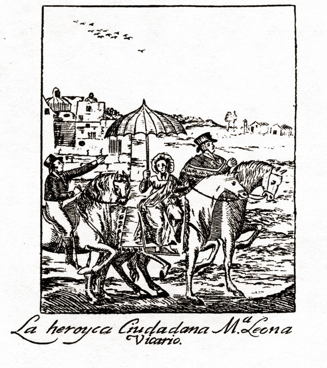 Para José Joaquín Fernández de Lizardi.jpg Para José Joaquín Fernández de Lizardi, “la ciudadana María Leona Vicario nació amante de la libertad de su patria” y, desde joven “comenzó a preparar el espíritu público a favor de la Independencia”. Por los servicios prestados a la libertad y el bienestar de los mexicanos, fue considerada como ilustre heroína insurgente. Imagen recuperada de: Forjadoras de la Patria.