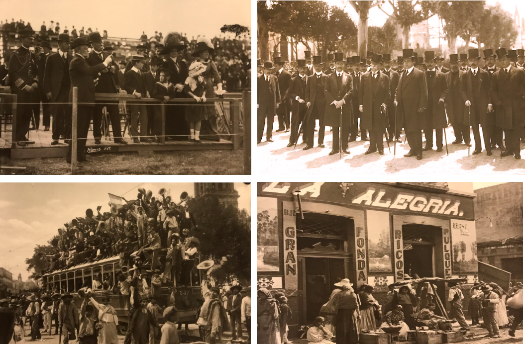 En el Porfiriato Mexico se modernizo.png En el Porfiriato, México se modernizó en medio de condiciones de miseria traducidas en contrastes severos de clase social y económica. Fotografías recuperadas del libro: México 200 años.
