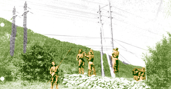 trabajadores.png Sin importar las condiciones, riesgos ni peligros, durante los tiempos de guerra, los telegrafistas cumplieron con la misión de salvaguardar y garantizar la continuidad de las comunicaciones dentro y fuera del país. Foto recuperada del artículo: “Se inaugura la primera línea telegráfica en México.”
