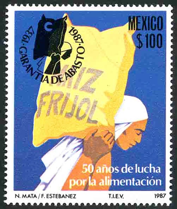 4 Con la presente estampilla el gobierno.jpg Con la presente estampilla el gobierno rindió homenaje al cumplir 50 años de regular el abasto de alimentos para la población. http://repositorio.fahho.mx/handle/123456789/39571