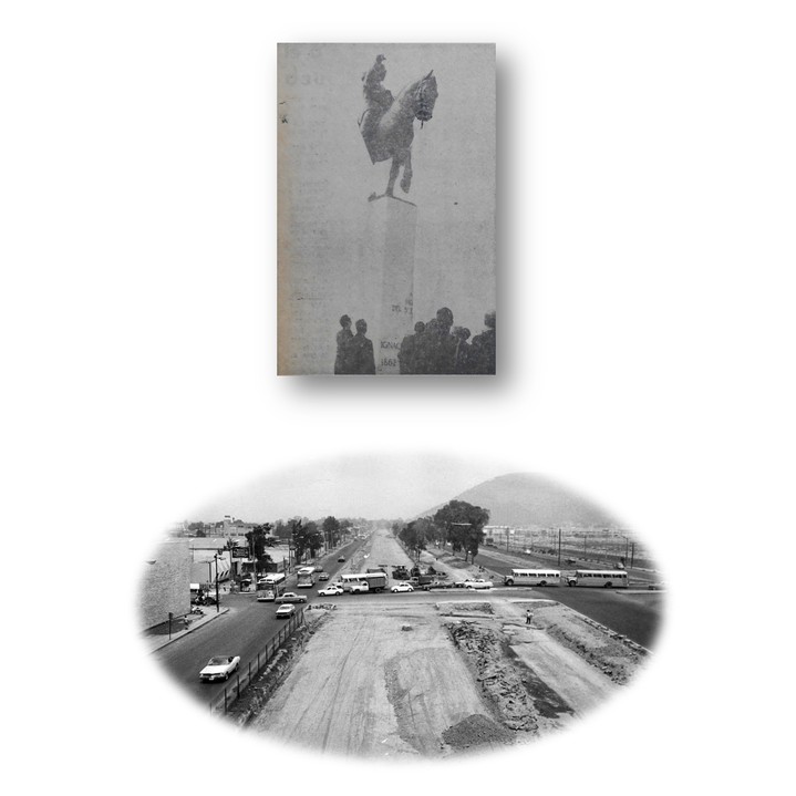 AUTOPISTA 02.jpg Monumento al general Ignacio Zaragoza y ampliación de la antigua Calzada México a Puebla, llamada después Calzada Ignacio Zaragoza. El Universal 7 de mayo de 1962 y https://www.eluniversal.com.mx/mochilazo-en-el-tiempo/el-pasado-de-la-calzada-zaragoza/
