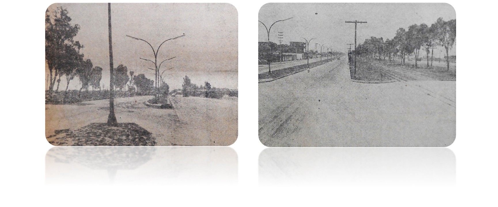 AUTOPISTA 03.jpg El angosto y peligroso camino que antecedía la salida a la carretera México-Puebla, se convirtió en una amplia y hermosa avenida. El Universal 7 de mayo de 1962.