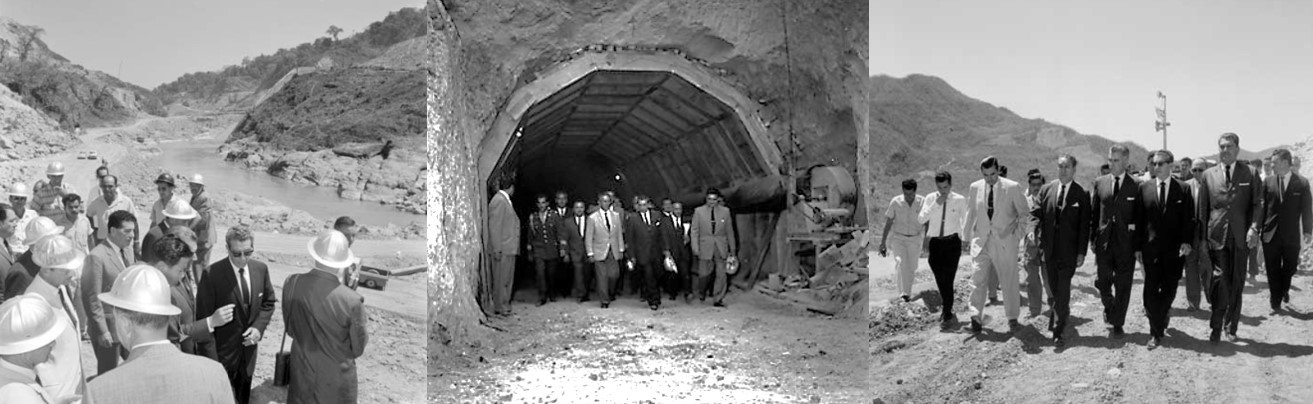 Desde el siglo XIX y durante todo el siglo XX, el auge de las comunicaciones y la construcción de obras de infraestructura se convirtieron en el motor del progreso nacional. Imágenes recuperadas de: Mediateca INAH.