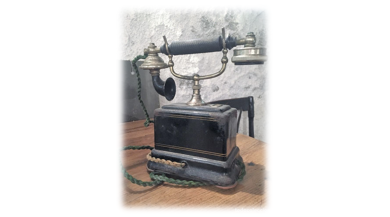 LA CULTURA 04.png A principios del siglo XX, el teléfono perfeccionó la acción de comunicarse a muy larga distancia. https://pt.wallapop.com/item/telefono-ericsson-modelo-cg-400-1912-461606060