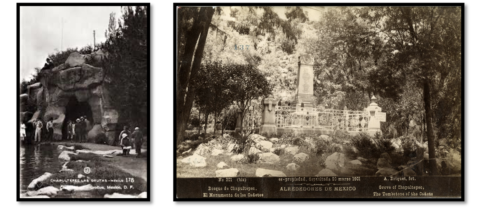 LA OBRA 06.png La gruta artificial y el obelisco dedicado a los Niños Héroes fueron parte de las obras ejecutadas en el bosque de Chapultepec. https://www.andanzasculturales.com/2024/12/la-cueva-de-cincalco-entrada-al.html https://www.eluniversalpuebla.com.mx/ciudad/ninos-heroes-estos-monumentos-y-escuelas-de-puebla-existen-en-su-honor/