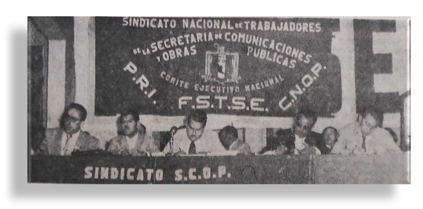 REESTRUCTURACION SCOP 03.jpg El Sindicato Nacional de Trabajadores de la SCOP llegó a su fin tras 22 años de existencia. El Universal sábado 31 de enero de 1959.