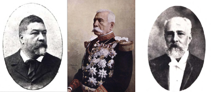 Porfirio Díaz y Leandro Fernández.png En 1910, y decidido a conmemorar el Centenario de la Independencia de México, el gobierno federal, dispuso de sus funcionarios y recursos para consumar unos Festejos que perduraran en la memoria de la nación y del mundo. Imágenes de Antonio Rivas Mercado (autor de la Columna de la Independencia), Porfirio Díaz (Presidente de la República) y, Leandro Fernández (Secretario de Comunicaciones y Obras Públicas). Fotos tomadas del libro: Crónica Oficial de las Fiestas del Primer Centenario de la Independencia.
