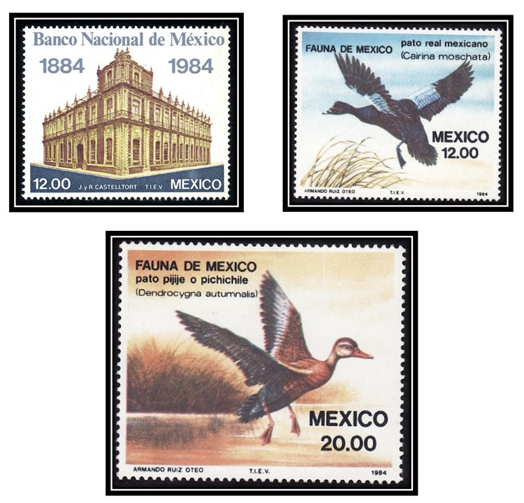 LAS COMUNICACIONES 05.jpg Estampillas conmemorativas de nuestras instituciones https://www.sellosmundo.com/America/M%E9xico/sello_168971.htm#google_vignette, y de reconocimiento de nuestra fauna https://co.ebay.com/b/Birds-Mexican-Stamps/3494/bn_27119662