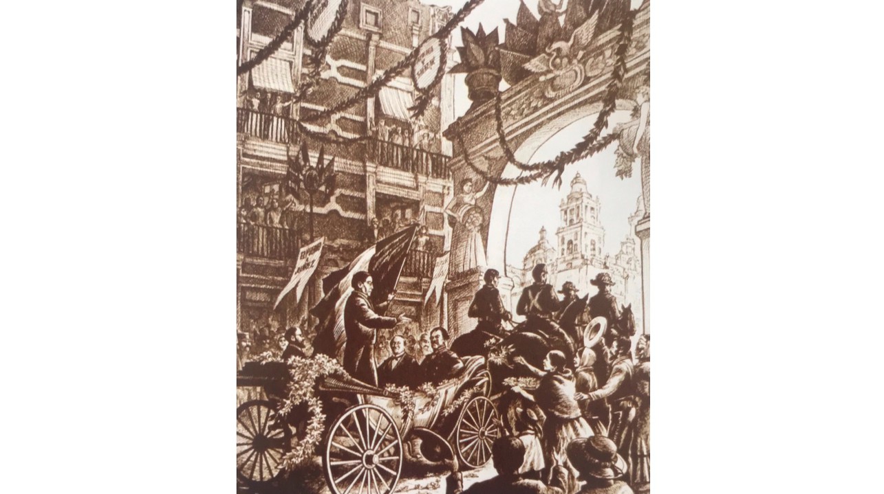 Como pocos presidentes en la historia moderna de México.jpg Como pocos presidentes en la historia moderna de México, Benito Juárez usó y recorrió buena parte de la red caminera construida a lo largo del periodo Independiente. Foto recuperada del libro: Atlas Histórico.