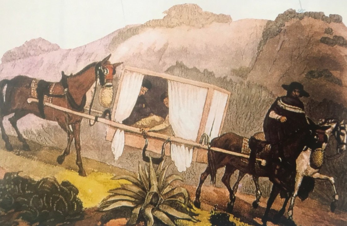 Hacia la segunda mitad del siglo XIX, la construcción y expansión de los caminos nacionales se consideró como la fuente del progreso y la prosperidad que el país necesitaba. Foto recuperada del libro: Atlas Histórico.