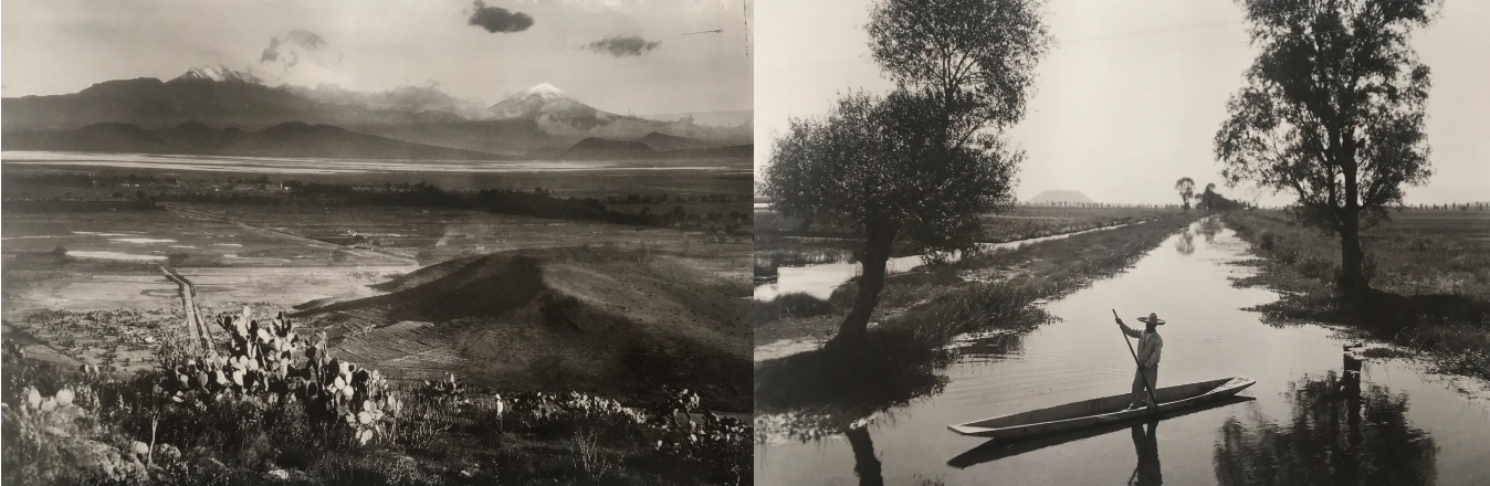 La extensión y diversidad territorial de México ha hecho que a lo largo de su historia.png La extensión y diversidad territorial de México ha hecho que a lo largo de su historia, se habiliten no sólo caminos de tierra, sino también caminos de agua. Fotos recuperadas del libro Manuel Ramos. Fervores y epifanías.