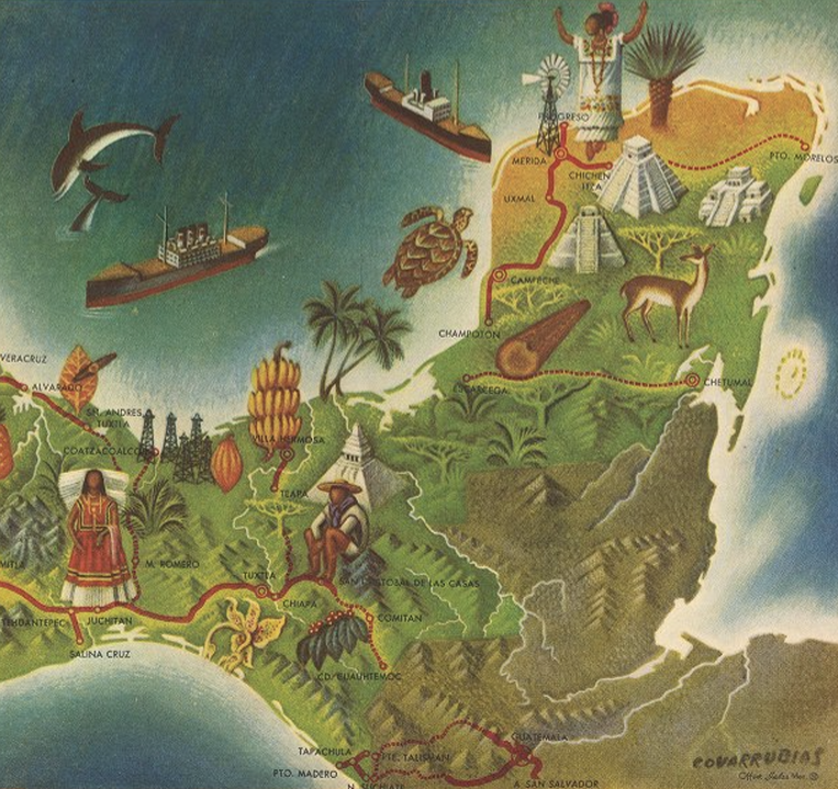 Sureste: Oaxaca, Chiapas, Yucatán