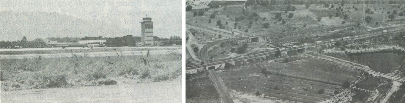 La construcción, conservación y modernización de aeropuertos abarcó diferentes estados del país, al tiempo que se les dotó de caminos y carreteras federales que permitieran un mejor acceso regional. Fotos recuperadas de: Revista Información. 