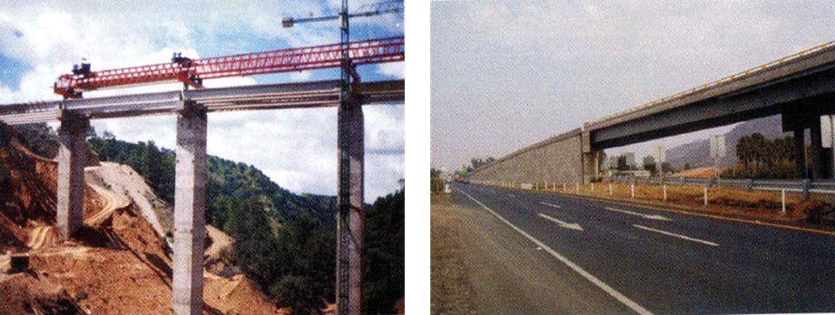 20 Puente Calapa.jpg Puente Calapa de 342 m de longitud y 103 m de altura máxima. Entronque Tula I de la súper carretera Oaxaca-Istmo de Tehuantepec. Libro: XXX Aniversario de los Centros SCT. SCT.