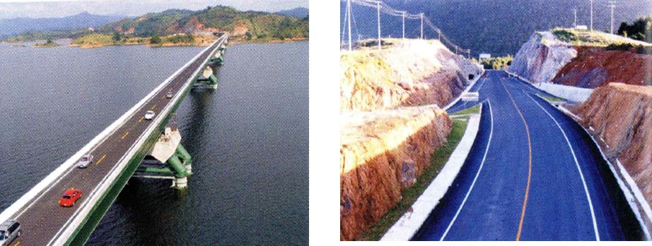 8 Puente Chiapas.jpg Puente Chiapas con 1.8 km de longitud, comunica al estado de Chiapas con el centro de México. Autopista Tuxtla Gutiérrez-San Cristóbal de las Casas de 46.2 km de extensión. Libro: XXX Aniversario de los Centros SCT. SCT.