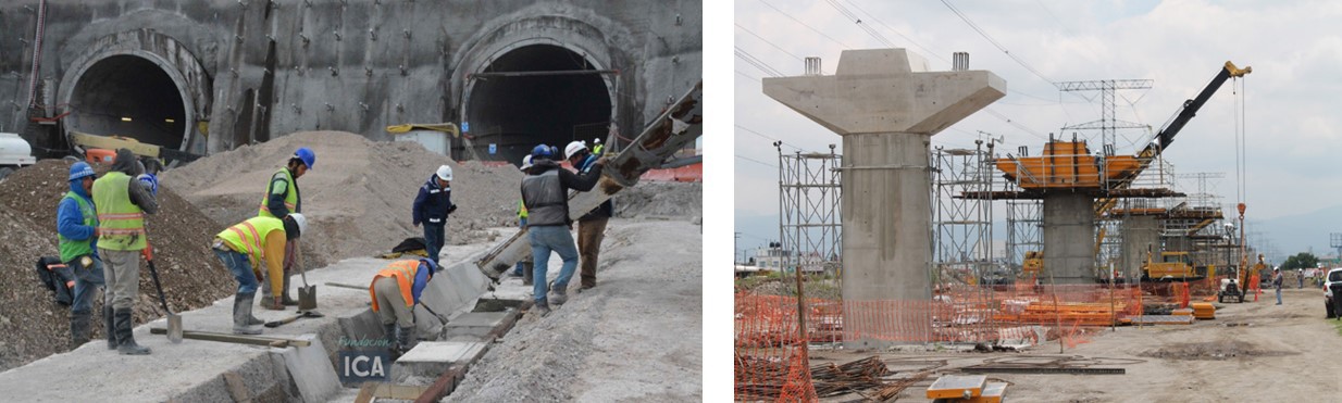 1Entrada al bitunel ubicado a la altura de La Marquesa.jpg Entrada al bitunel ubicado a la altura de La Marquesa. Grandes y robustos pilares sostendrán el paso del tren interurbano. https://twitter.com/icamexico/status/1228398948706115585 https://www.ulmaconstruction.com.mx/es-mx/proyectos/puentes-viaductos/tren-interurbano-mexico-toluca-mexico