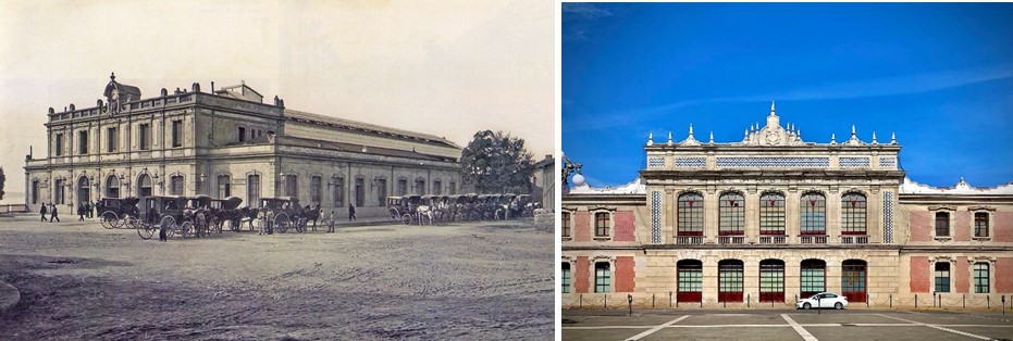 5 Estaciones del Ferrocarril Nacional.jpg Estaciones del Ferrocarril Nacional: Buenavista (Ciudad de México) y Camino de Hierro (puerto de Veracruz). https://treneando.com/2020/08/06/estaciones-singulares-benalua-alicante/https://twitter.com/Turisteando_Ver/status/1480971492045119491