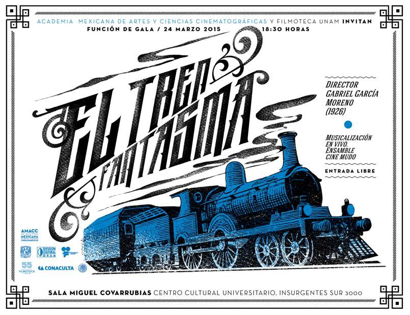 El tren "El Mexicano" quedó registrado como el gran protagonista del cine mudo de nuestro país. Recorría la vía México-Veracruz, la primera línea férrea en México.
