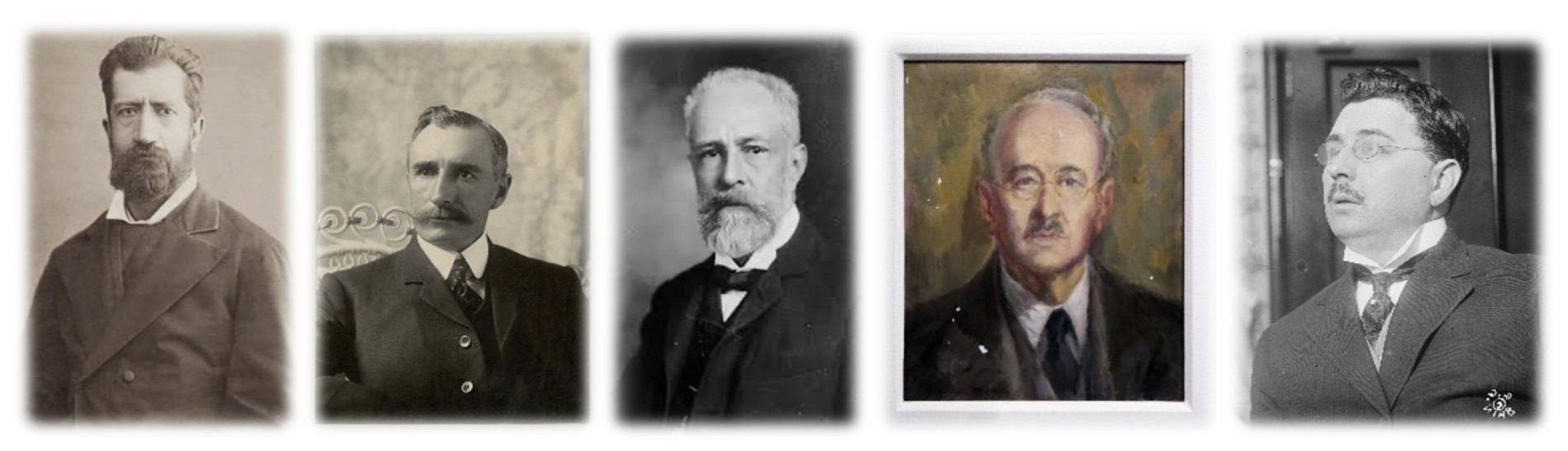 CIA FNM 01.jpg Grandes personalidades integraron la compañía FNM: Gabriel Mancera, Edward N. Brown, Leandro Fernández, Jaime Gurza y Gustavo A. Madero. Fotos recuperadas de Google, Fototeca INAH y SICT.