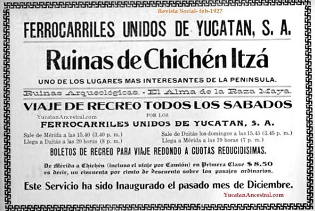 Los Ferrocarriles Unidos de Yucatán, cien por ciento mexicanos, contribuyeron definitivamente al desarrollo económico y social del sureste del país.