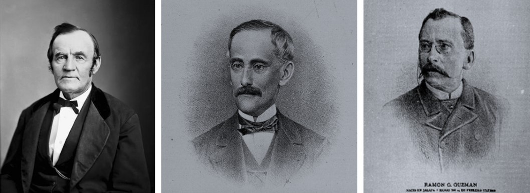 3 Thomas Nickerson.jpg Thomas Nickerson, Sebastián Camacho y Ramón G. Guzmán, socios fundadores de la Compañía limitada del Ferrocarril Central Mexicano. https://es.m.wikipedia.org/wiki/Archivo:Thomas_Nickerson_portrait.jpeg https://commons.wikimedia.org/wiki/File:Sebasti%C3%A1n_Camacho_y_Zulueta.jpg y reproducción autorizada por el INAH.