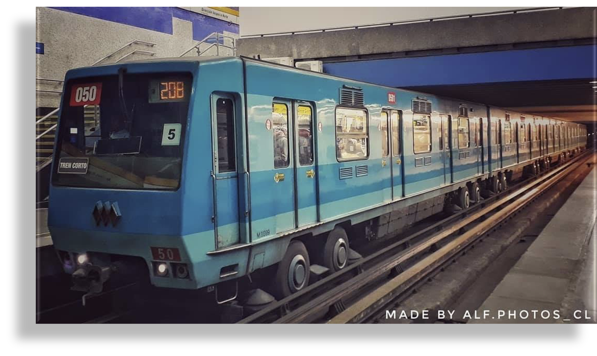 La CNCF exportó carros para los sistemas de transporte metro de Chile y de Venezuela. Tren detenido en la estación Franklin con destino a Vespucio Norte del metro de la ciudad de Santiago de Chile. https://web.facebook.com/Metrofilia/posts/una-foto-reciente-del-mexicano-concarril-ns-88-detenido-en-la-estaci%C3%B3n-franklin-/2281039768784378/?_rdc=1&_rdr#