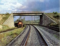 Doble vía en el ferrocarril eléctrico México Querétaro