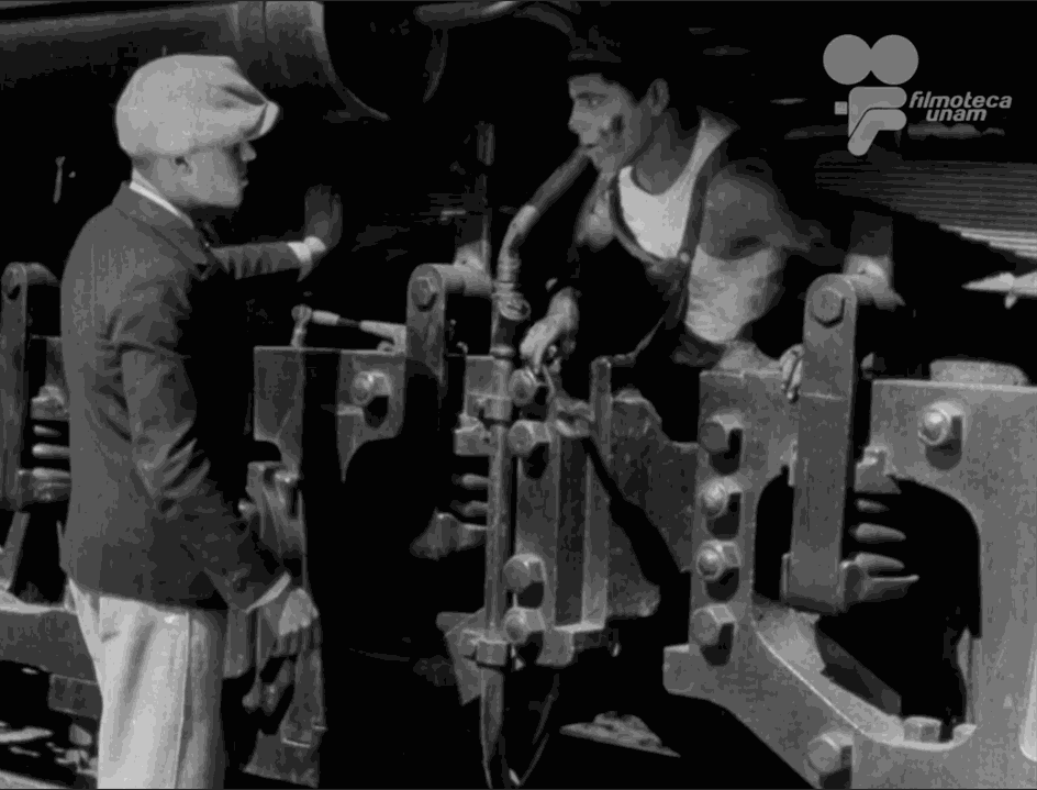 IMG8.png Los maquinistas eran parte central del sistema ferroviario mexicano y así lo retrata Gabriel García Moreno en “El tren fantasma”. Fotograma de la película “El tren fantasma” (1926). Filmoteca UNAM.