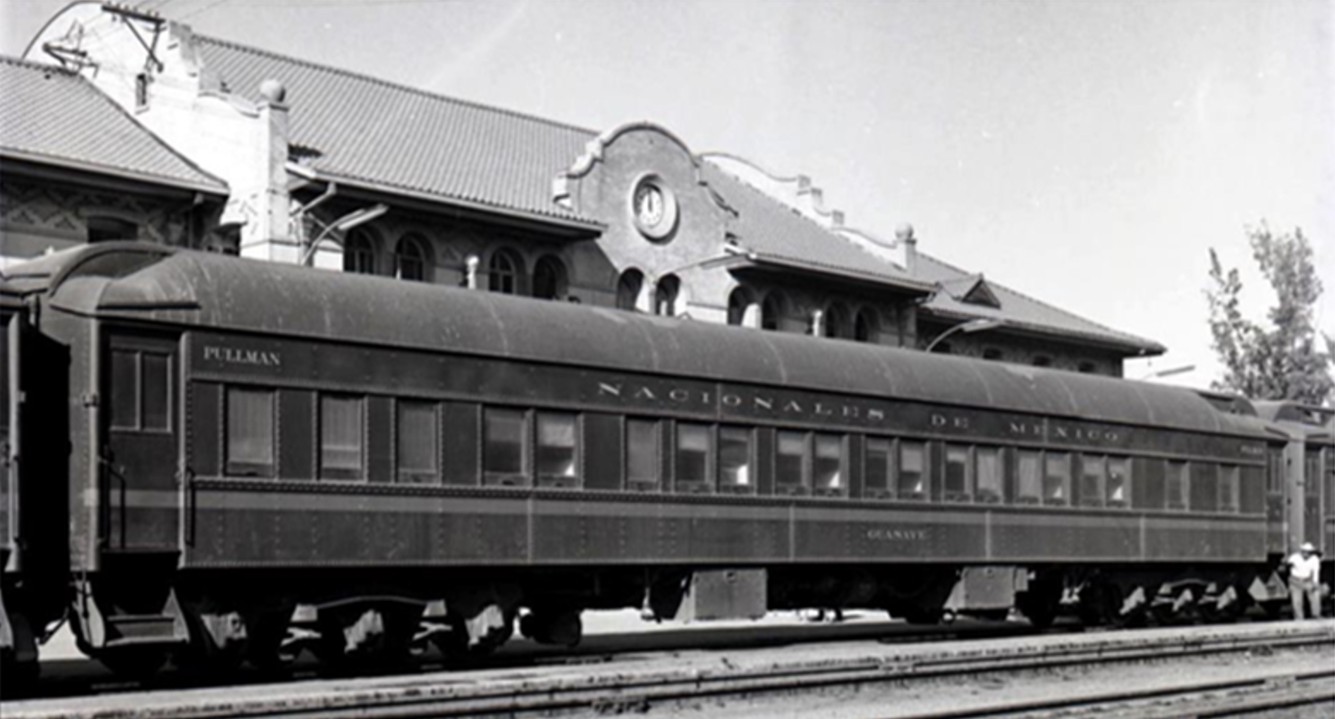 AGUASCALIENTES 01.jpg El Ferrocarril Central Mexicano arribó por vez primera a la ciudad de Aguascalientes en 1884. Centro SCT Aguascalientes.