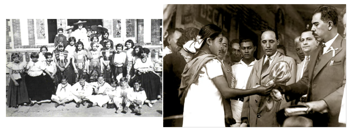 La visión artística, creativa y académica.png La visión artística, creativa y académica de Nellie Campobello se expresó de manera fecunda durante la etapa del nacionalismo mexicano. Fotos recuperadas de: INBAL e INEHRM.