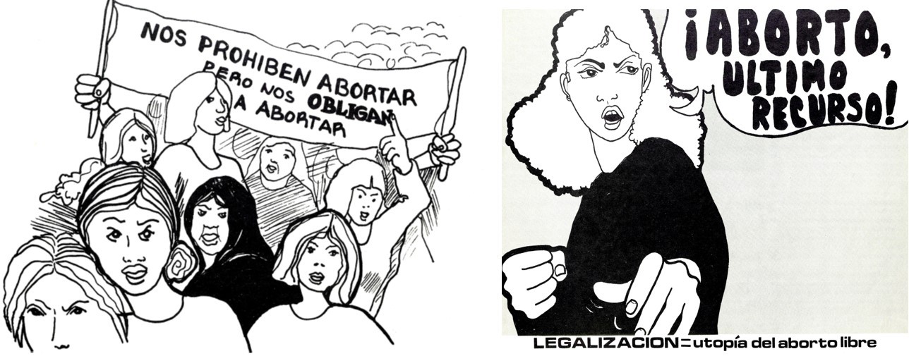 2 En medio de la lucha por el reconocimiento.jpg En medio de la lucha por el reconocimiento del aborto como un derecho, La Revuelta reivindicó que la sexualidad y la maternidad fueran elegidas libremente. Fotos recuperadas de: La Revuelta.