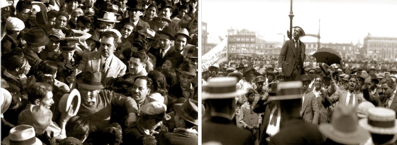 Desde su campaña presidencial (1933), Lázaro Cárdenas adoptó las demandas de las mujeres relativas al acceso a la educación y el reconocimiento de sus derechos laborales y políticos. Fotos recuperadas del libro: A 100 años de lucha popular.
